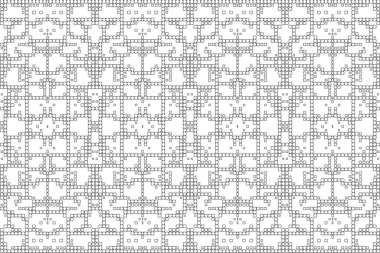 Soyut arkaplan. Monokrom dokusu. Beyaz arkaplanda siyah beyaz çizgiler.