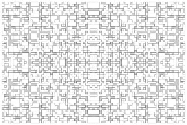 Soyut arkaplan. Monokrom dokusu. Beyaz arkaplanda siyah beyaz çizgiler.