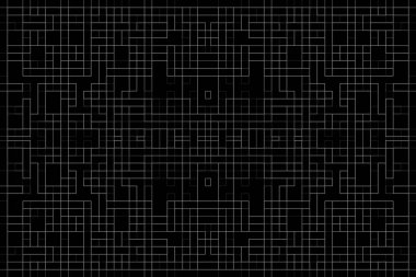 Soyut arkaplan. Monokrom dokusu. Beyaz arkaplanda siyah beyaz çizgiler.