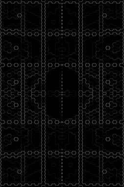 Soyut arkaplan. Monokrom dokusu. Beyaz arkaplanda siyah beyaz çizgiler.