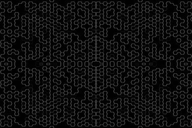 Soyut arkaplan. Monokrom dokusu. Beyaz arkaplanda siyah beyaz çizgiler.