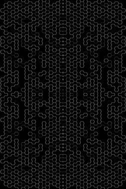 Soyut arkaplan. Monokrom dokusu. Beyaz arkaplanda siyah beyaz çizgiler.