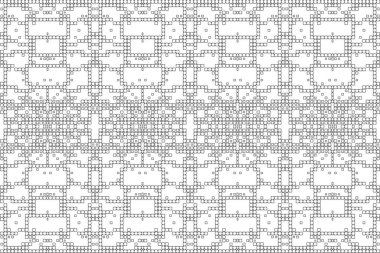 Soyut arkaplan. Monokrom dokusu. Beyaz arkaplanda siyah beyaz çizgiler.