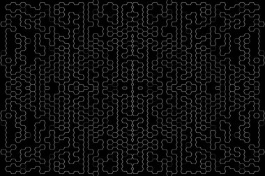 Soyut arkaplan. Monokrom dokusu. Beyaz arkaplanda siyah beyaz çizgiler.