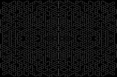 Soyut arkaplan. Monokrom dokusu. Beyaz arkaplanda siyah beyaz çizgiler.