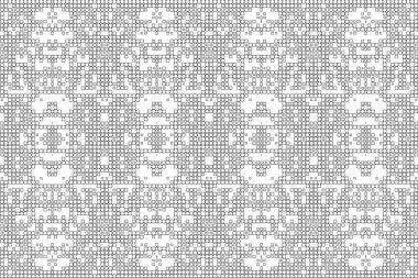 Soyut arkaplan. Monokrom dokusu. Beyaz arkaplanda siyah beyaz çizgiler.