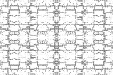 Soyut arkaplan. Monokrom dokusu. Beyaz arkaplanda siyah beyaz çizgiler.