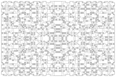 Soyut arkaplan. Monokrom dokusu. Beyaz arkaplanda siyah beyaz çizgiler.