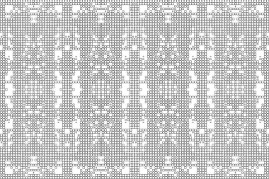 Soyut arkaplan. Monokrom dokusu. Beyaz arkaplanda siyah beyaz çizgiler.