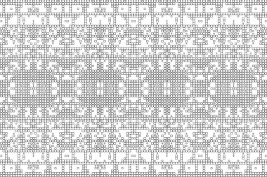 Soyut arkaplan. Monokrom dokusu. Beyaz arkaplanda siyah beyaz çizgiler.