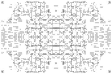 Soyut arkaplan. Monokrom dokusu. Beyaz arkaplanda siyah beyaz çizgiler.