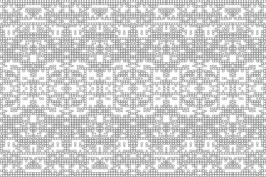 Soyut arkaplan. Monokrom dokusu. Beyaz arkaplanda siyah beyaz çizgiler.