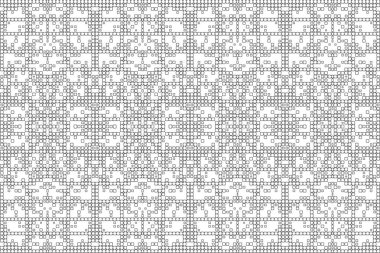 Soyut arkaplan. Monokrom dokusu. Beyaz arkaplanda siyah beyaz çizgiler.