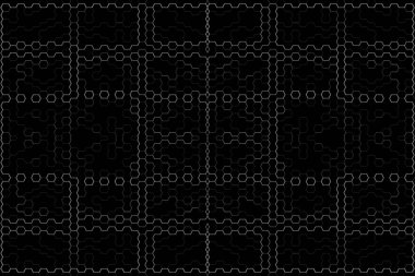 Soyut arkaplan. Monokrom dokusu. Beyaz arkaplanda siyah beyaz çizgiler.