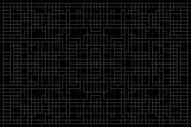 Soyut arkaplan. Monokrom dokusu. Beyaz arkaplanda siyah beyaz çizgiler.