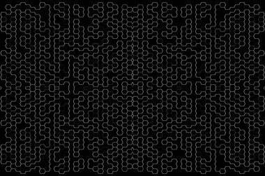 Soyut arkaplan. Monokrom dokusu. Beyaz arkaplanda siyah beyaz çizgiler.