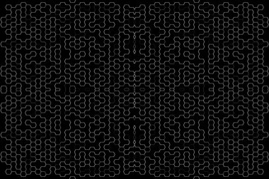 Soyut arkaplan. Monokrom dokusu. Beyaz arkaplanda siyah beyaz çizgiler.