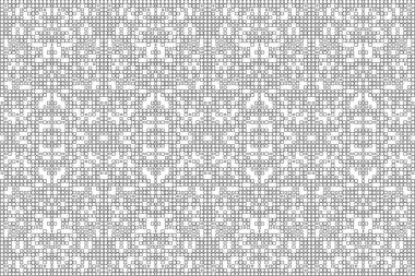 Soyut arkaplan. Monokrom dokusu. Beyaz arkaplanda siyah beyaz çizgiler.