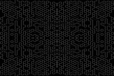 Soyut arkaplan. Monokrom dokusu. Beyaz arkaplanda siyah beyaz çizgiler.