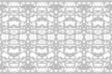 Soyut arkaplan. Monokrom dokusu. Beyaz arkaplanda siyah beyaz çizgiler.