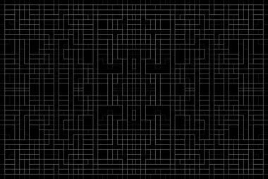 Soyut arkaplan. Monokrom dokusu. Beyaz arkaplanda siyah beyaz çizgiler.