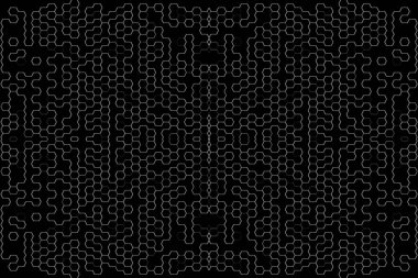 Soyut arkaplan. Monokrom dokusu. Beyaz arkaplanda siyah beyaz çizgiler.