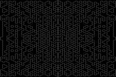 Soyut arkaplan. Monokrom dokusu. Beyaz arkaplanda siyah beyaz çizgiler.