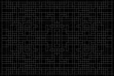 Soyut arkaplan. Monokrom dokusu. Beyaz arkaplanda siyah beyaz çizgiler.