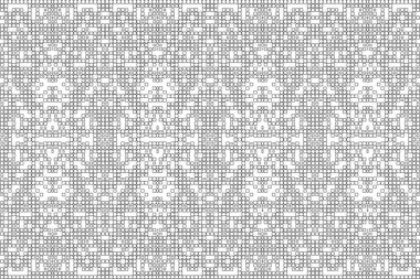 Soyut arkaplan. Monokrom dokusu. Beyaz arkaplanda siyah beyaz çizgiler.