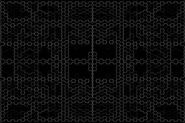 Soyut arkaplan. Monokrom dokusu. Beyaz arkaplanda siyah beyaz çizgiler.