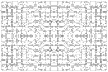 Soyut arkaplan. Monokrom dokusu. Beyaz arkaplanda siyah beyaz çizgiler.