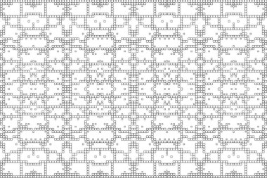 Soyut arkaplan. Monokrom dokusu. Beyaz arkaplanda siyah beyaz çizgiler.