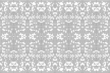 Soyut arkaplan. Monokrom dokusu. Beyaz arkaplanda siyah beyaz çizgiler.