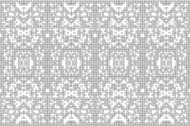 Soyut arkaplan. Monokrom dokusu. Beyaz arkaplanda siyah beyaz çizgiler.