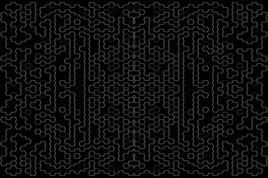 Soyut arkaplan. Monokrom dokusu. Beyaz arkaplanda siyah beyaz çizgiler.