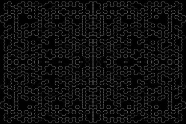 Soyut arkaplan. Monokrom dokusu. Beyaz arkaplanda siyah beyaz çizgiler.