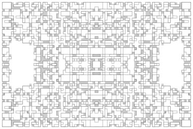 Soyut arkaplan. Monokrom dokusu. Beyaz arkaplanda siyah beyaz çizgiler.