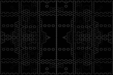 Soyut arkaplan. Monokrom dokusu. Beyaz arkaplanda siyah beyaz çizgiler.