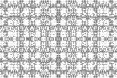 Soyut arkaplan. Monokrom dokusu. Beyaz arkaplanda siyah beyaz çizgiler.