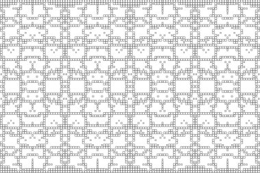 Soyut arkaplan. Monokrom dokusu. Beyaz arkaplanda siyah beyaz çizgiler.
