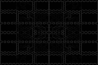 Soyut arkaplan. Monokrom dokusu. Beyaz arkaplanda siyah beyaz çizgiler.