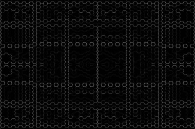 Soyut arkaplan. Monokrom dokusu. Beyaz arkaplanda siyah beyaz çizgiler.