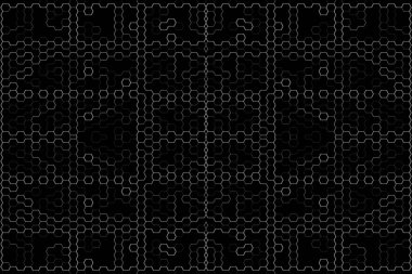 Soyut arkaplan. Monokrom dokusu. Beyaz arkaplanda siyah beyaz çizgiler.