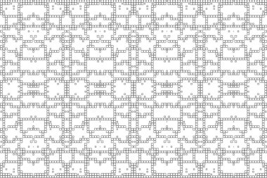 Soyut arkaplan. Monokrom dokusu. Beyaz arkaplanda siyah beyaz çizgiler.