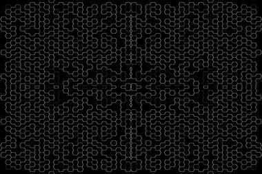 Soyut arkaplan. Monokrom dokusu. Beyaz arkaplanda siyah beyaz çizgiler.