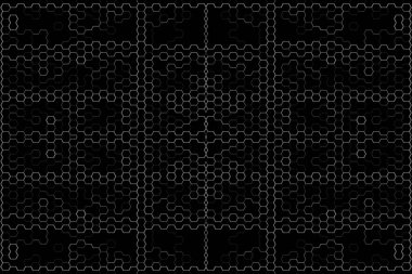 Soyut arkaplan. Monokrom dokusu. Beyaz arkaplanda siyah beyaz çizgiler.