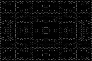 Soyut arkaplan. Monokrom dokusu. Beyaz arkaplanda siyah beyaz çizgiler.