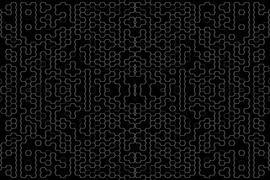 Soyut arkaplan. Monokrom dokusu. Beyaz arkaplanda siyah beyaz çizgiler.