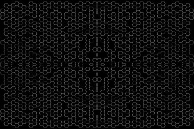 Soyut arkaplan. Monokrom dokusu. Beyaz arkaplanda siyah beyaz çizgiler.