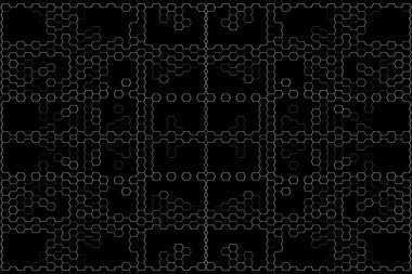 Soyut arkaplan. Monokrom dokusu. Beyaz arkaplanda siyah beyaz çizgiler.